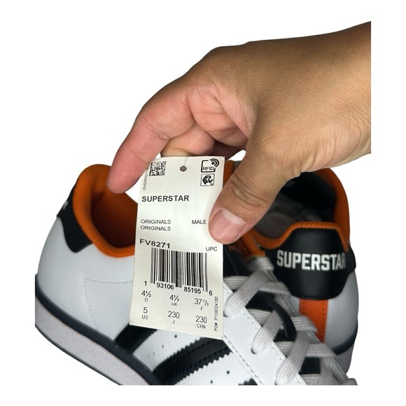 Adidas White and Black Retro Sneakers - Picture 9 of 9